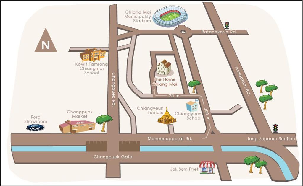 The Home Chiangmai Luxury Guesthouse Chiang Mai Eksteriør bilde
